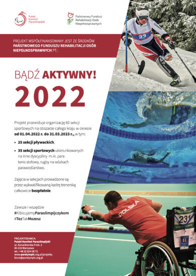 plakat badz aktywny 2022
