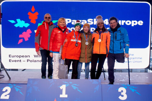 ParaSki4Europe. Fot. Adrian Stykowski, PKPar (29.02.2020) / ceremonia zakończenia