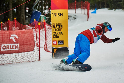 ParaSki4Europe. Fot. Adrian Stykowski, PKPar (29.02.2020) / snowboard