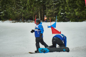 ParaSki4Europe. Fot. Adrian Stykowski, PKPar (29.02.2020) / snowboard