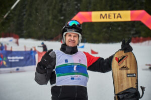 ParaSki4Europe. Fot. Adrian Stykowski, PKPar (29.02.2020) / snowboard