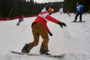 ParaSki4Europe. Fot. Adrian Stykowski, PKPar (29.02.2020) / snowboard