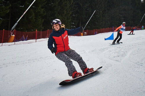 ParaSki4Europe. Fot. Adrian Stykowski, PKPar (29.02.2020) / snowboard