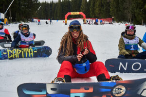 ParaSki4Europe. Fot. Adrian Stykowski, PKPar (29.02.2020) / snowboard