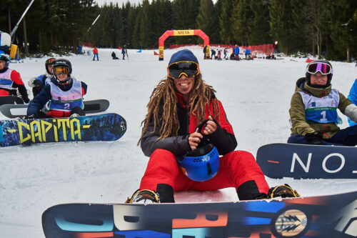 ParaSki4Europe. Fot. Adrian Stykowski, PKPar (29.02.2020) / snowboard