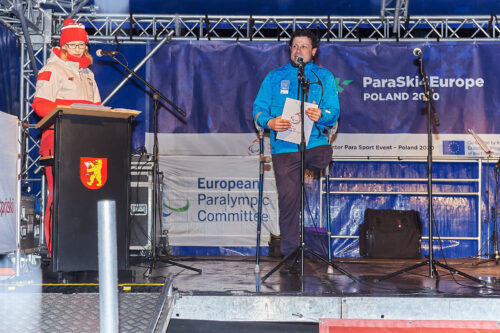 ParaSki4Europe. Fot. Adrian Stykowski, PKPar (25.02.2020) / ceremonia otwarcia