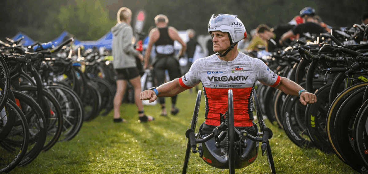 Szacunek bez handicapu. Paralimpijczycy wystartowali w Poznaniu w triathlonowych sztafetach