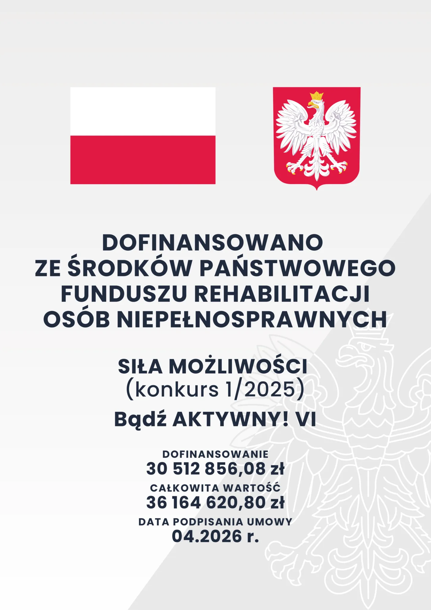 Plakat Z Orzelkiem Bavi